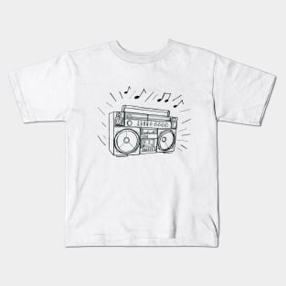 80's Boombox Kids T-Shirt